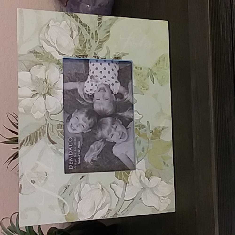 Demdaco Floral Picture Frame